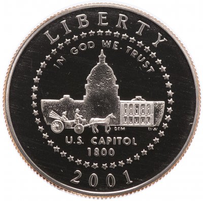 купить США 50 центов 2001 Proof "Центр посещения Капитолия"