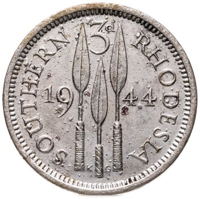 купить Южная Родезия 3 пенса 1944