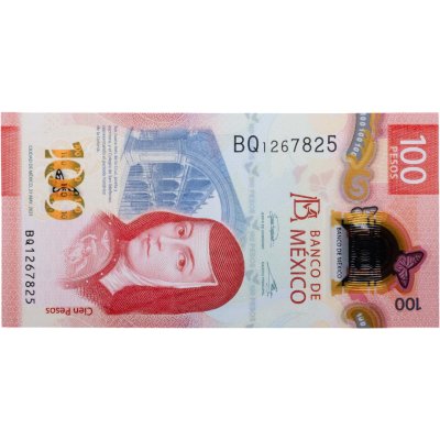 купить Мексика 100 песо 2021 Тропический лес, бабочка (Pick W134 (21/05/2021(5)