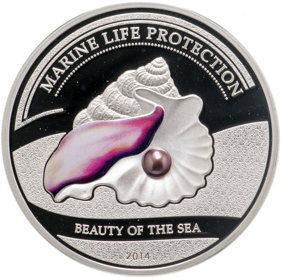 купить Палау 5 долларов 2014 « Принцесса моря-жемчужина красота моря»