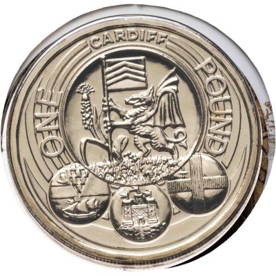 купить Великобритания 1 фунт 2011 "Столицы регионов - Кардифф" в буклете