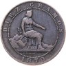 Купить Испания 10 сентимо (centimos) 1870