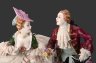 Купить Статуэтка "Галантная сцена", фарфор, кружевной фарфор, роспись, золочение, Unterweissbach Werkstätten (Унтервайсбах), Германия, 1958-1976 гг.