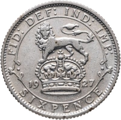 купить Великобритания 6 пенсов (pence) 1927