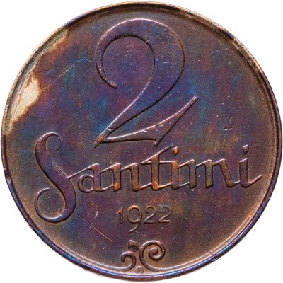 купить Латвия 2 сантима (santimi) 1922
