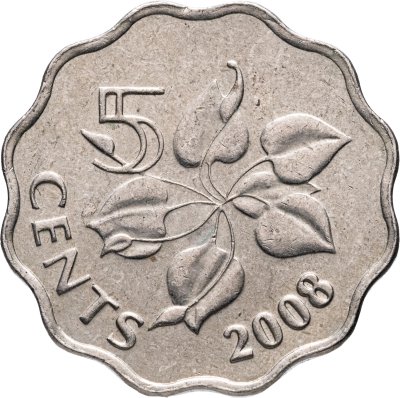 купить Свазиленд 5 центов (cents) 2008
