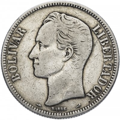 купить Венесуэла 5 боливаров 1900