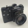 Купить Фотоаппарат "Зенит-11" с объективом "Гелиос-44М-4" в оригинальном кофре, металл, стекло, пластик, кожа, Красногорский механический завод (КМЗ), СССР, 1989 г.
