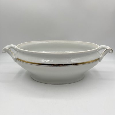 купить Террина с золотистой каймой (без крышки), Plankenhammer, фарфор, золочение, Германия, 1928-1950 гг.