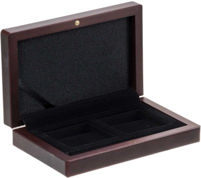 купить Бокс для 2 монет в квадратных капсулах