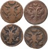 Купить Набор из 4-х монет денга 1737-1749