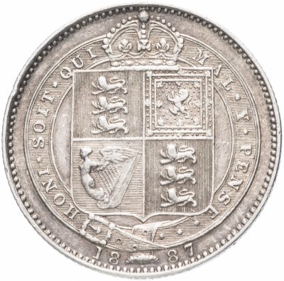 купить Великобритания 1 шиллинг 1887