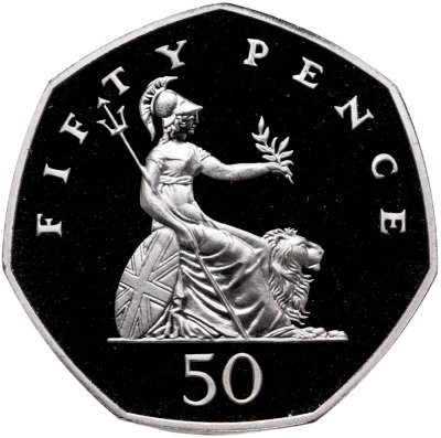 купить Великобритания 50 пенсов (pence) 1993