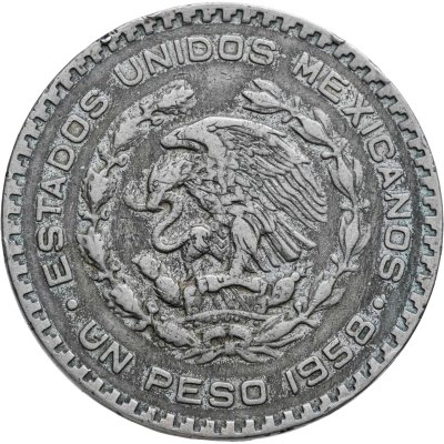 купить Мексика 1 песо (peso) 1958