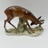 Купить Статуэтка "Олень", фарфор, роспись, Fasold & Stauch Bock Wallendorf, Германия, 1960-1972 гг.