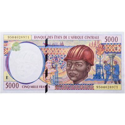 купить Центрально Африканские штаты 5000 франков 1994-2002 (1995 года) (Pick 204Eb) (Камерун)