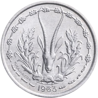 купить Западная Африка (BCEAO) 1 франк (franc) 1963