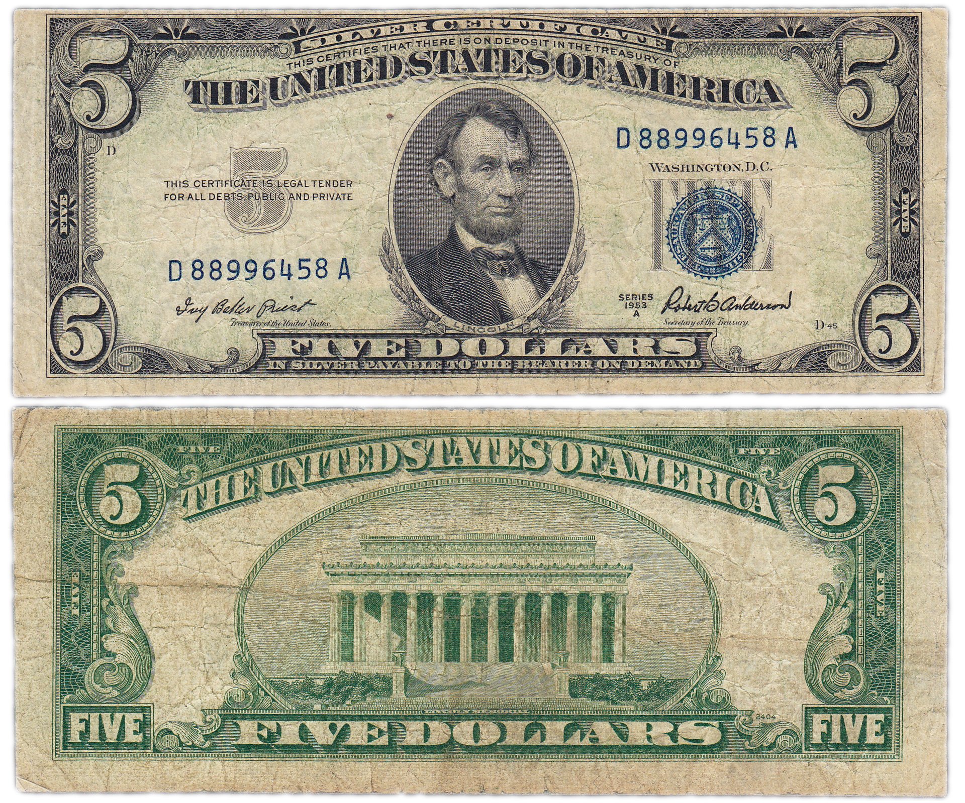 старые и новые доллары сша