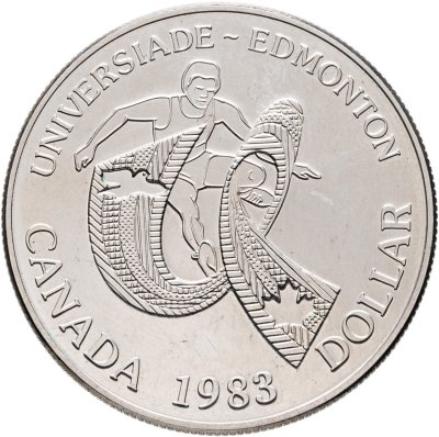 купить Канада 1 доллар (dollar) 1983 "XII Универсиада в Эдмонтоне"