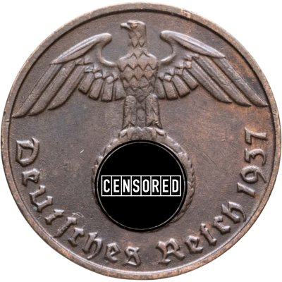 купить Германия (Третий рейх) 1 рейхспфенниг (reichspfennig) 1937 D