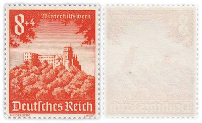 купить Германия, Третий Рейх 8+4 рейхспфеннигов 1940 Фонд "Зимняя помощь". Серия "Архитектура Германии"