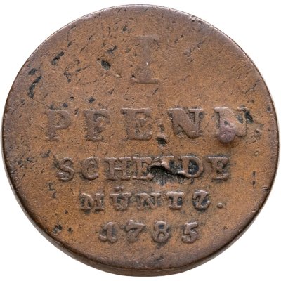 купить Брауншвейг-Люнебург 1 пфенниг (pfenning) 1780