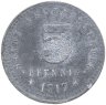 Купить Германия, Ашаффенбург 5 пфеннигов 1917