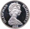 Купить Остров Мэн 1 крона 1982 "Чемпионат мира по футболу 1982, Испания - футболисты /вратарь вверху/"