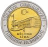 Купить Турция 1000000 лир (lira) 2002 "535 лет Стамбульскому монетному двору, август (Ağustos) 30 августа (30 Ağustos)"
