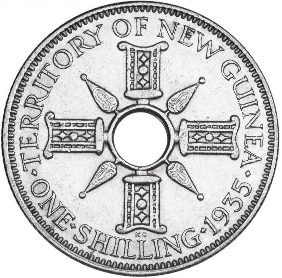 купить Новая Гвинея 1 шиллинг 1935