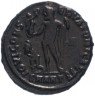 Купить Римская Империя Лициний II 317–324 гг фоллис (реверс: Юпитер стоит, в правой руке - Виктория на шаре)