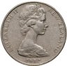 Купить Новая Зеландия 10 центов (cents) 1982 Молодая королева