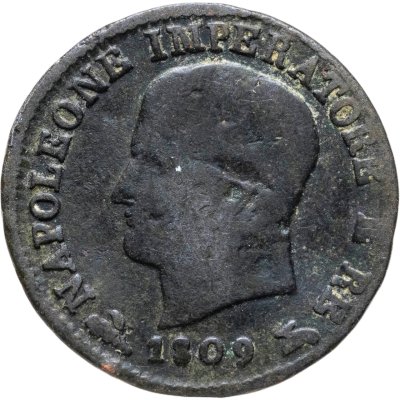 купить Наполеоновская Италия 1 чентезимо (centesimo) 1809 B