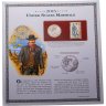 Купить США 50 центов (1/2 доллара, half dollar) 2015 "225 лет Службе маршалов США", знак монетного двора: "D" - Денвер, в буклете с маркой