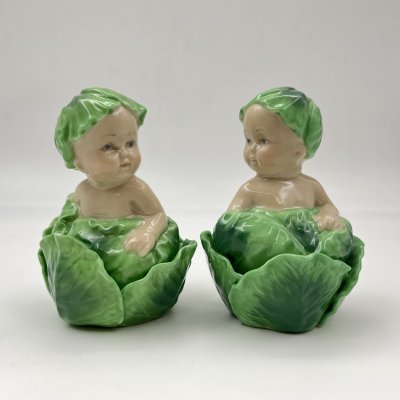 купить Набор для специй "Новорожденные" (перечница, солонка), фарфор, Pavone, Италия, 2025 г.