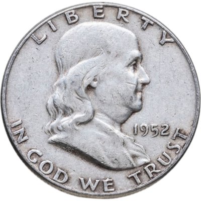 купить США 50 центов (1/2 доллара, half dollar) 1952 "Franklin Half Dollar"