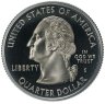 Купить США 25 центов (квотер, 1/4 доллара, quarter dollar) 2003 S Proof Алабама (Alabama) знак монетного двора "S" - Сан-Франциско