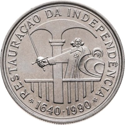 купить Португалия 100 эскудо (escudos) 1990 350 лет со дня восстановления португальской независимости