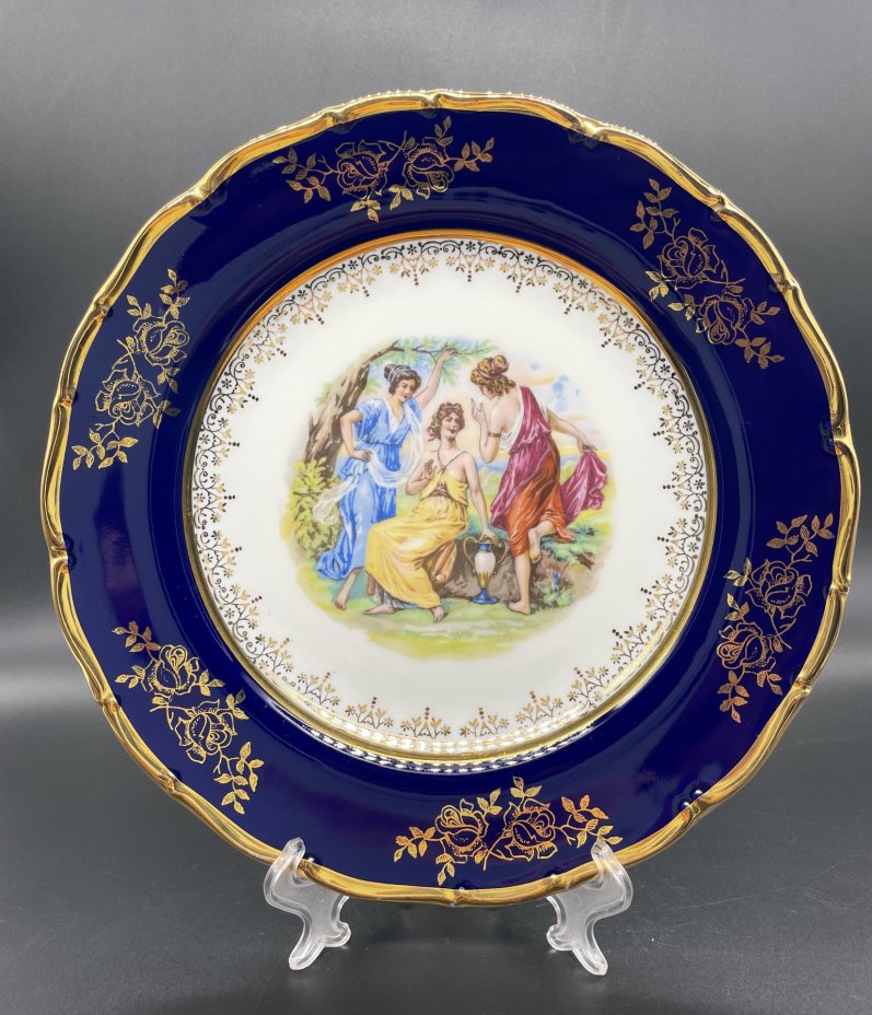 Тарелка обеденная "Мадонна", Dallwitz Epiag Lofida Porcelain, фарфор ...