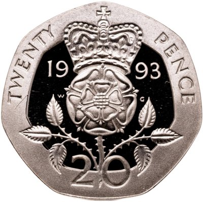 купить Великобритания 20 пенсов (pence) 1993