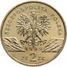 Купить Польша 2 злотых (zlote) 1999 "Всемирная природа - Волк"