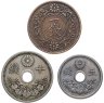 Купить Япония набор монет 1913-1926 (3 шт.) Ёсихито (Тайсё)