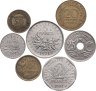 Купить Франция набор из 7 монет 20, 25, 50 сантимов, 1/2, 2, 5, 10 франков 1925-1981