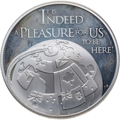 купить Острова Святой Елены и Вознесения 5 фунтов 2012 Флаги Содружества