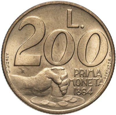 купить Сан-Марино 200 лир 1991 "Чеканка монет"
