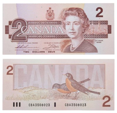 купить Канада 2 доллара 1986