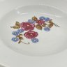 Купить Набор из суповой и обеденной тарелок с цветочным декором, фарфор, деколь, Colditz (Кольдиц), ГДР, 1980-1990 гг.