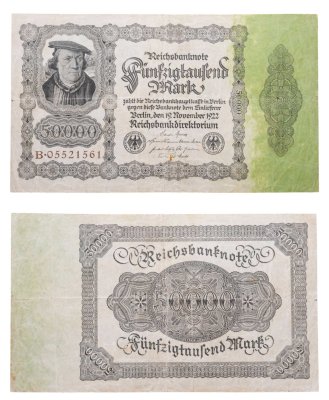 купить Германия, Веймарская республика 50000 марок 1922