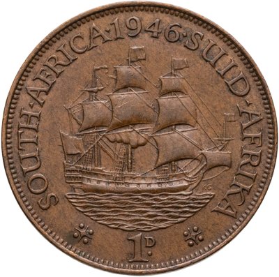 купить ЮАР 1 пенни (penny) 1946
