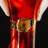 Купить Ваза оранжевого цвета, с ручками и белой витой ножкой,  Vetreria la Toscana, Opaline Veritable, стекло, опаловое, гутная техника, люстр, Италия, 1950-1970 гг.